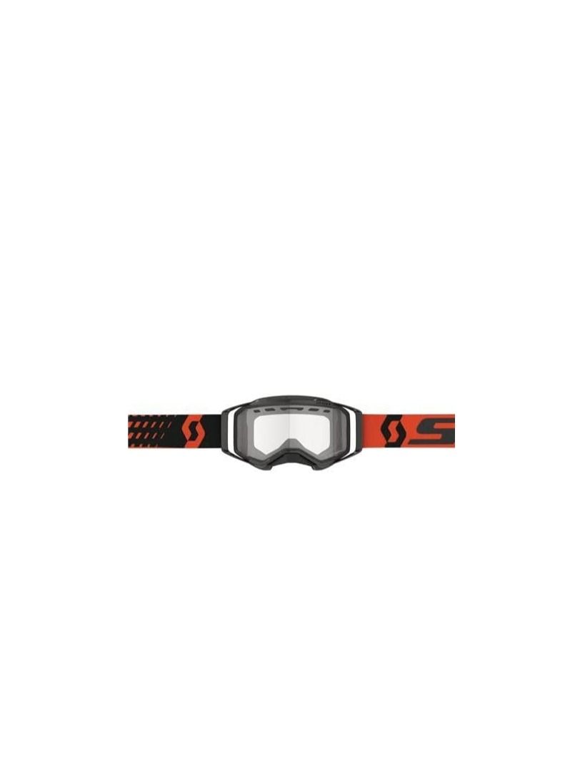 Scott Prospect Enduro MX Goggle Orange/Black Clear Visor - Image 2