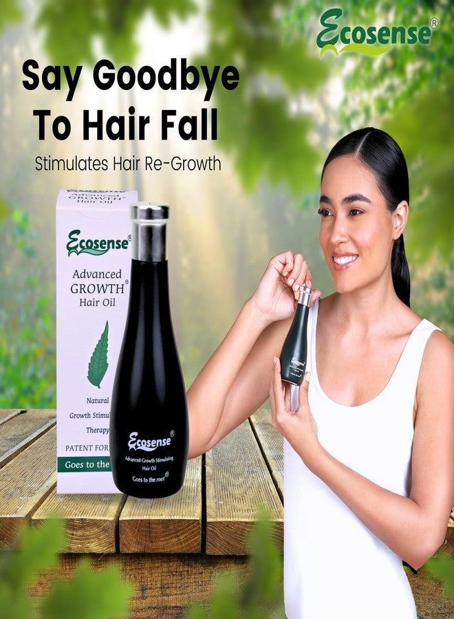ECOSENSE Advance Growth Hair Oil | Ayurvedic Formula with Neem, Amla, Bhringraj and Natural Herbs for Strong| Hair Fall Prevention, and Scalp Nourishment(100ml) - Image 2