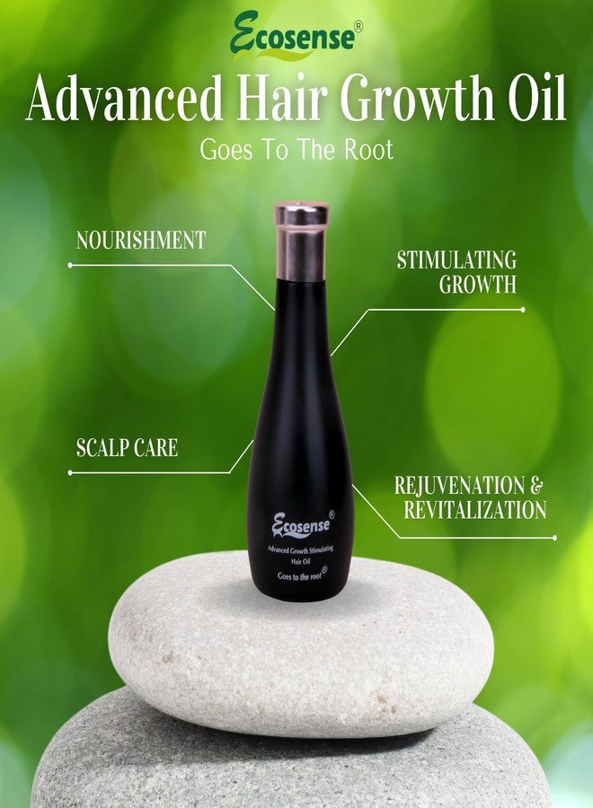 ECOSENSE Advance Growth Hair Oil | Ayurvedic Formula with Neem, Amla, Bhringraj and Natural Herbs for Strong| Hair Fall Prevention, and Scalp Nourishment(100ml) - Image 4