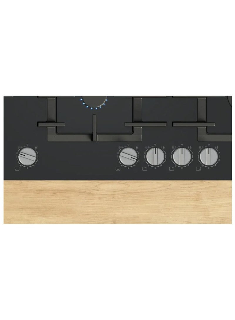 بوش 90 سم، موقد غاز، FlameSelect و 5 شعلات، زجاج مقسى - Image 2