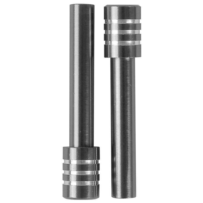 Custom Accessories 16009 Charcoal Billet Door Lock Knob - Image 1