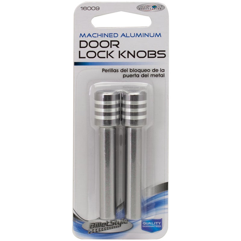 Custom Accessories 16009 Charcoal Billet Door Lock Knob - Image 2