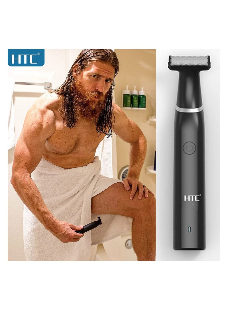 HTC Black Friday Cyber Monday Deals 2022 Face and Body Hybrid Electric Trimmer and Shaver,Body Trimmer For Men Pubic Hair - Image 1