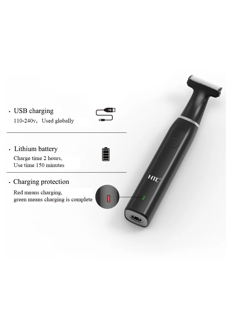 HTC Black Friday Cyber Monday Deals 2022 Face and Body Hybrid Electric Trimmer and Shaver,Body Trimmer For Men Pubic Hair - Image 5