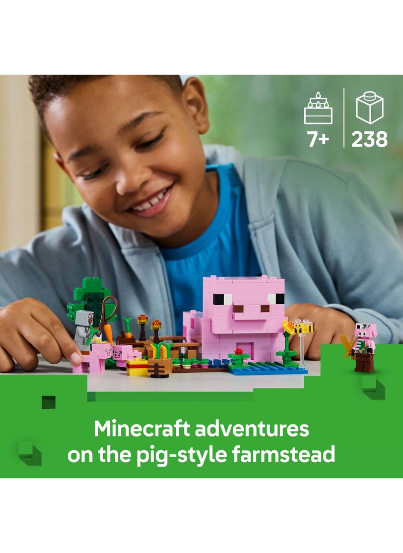 LEGO Minecraft The Baby Pig House 21268 (238) Pieces  - Image 3