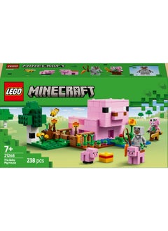 LEGO Minecraft The Baby Pig House Building Toy - Farm Animal Set Includes a Forest Biome, Hero Figure and Mobs, Gift for 7+ Year Old Girls & Boys 21268 (238 pieces)  - Image 2