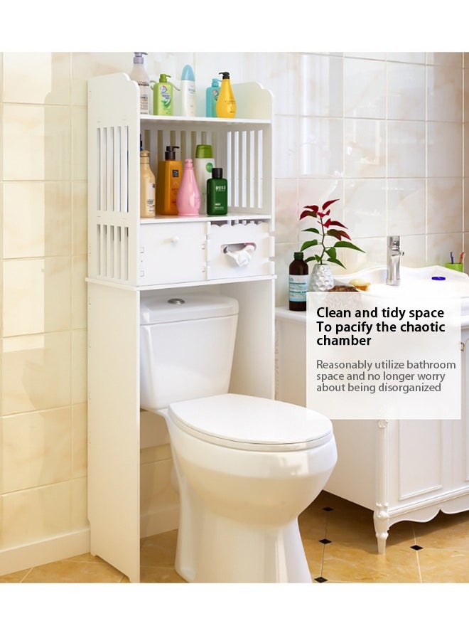 Hihonor - Toilet Storage Rack,Toilet Shelving, Floor Standing Storage Cabinet - Image 1