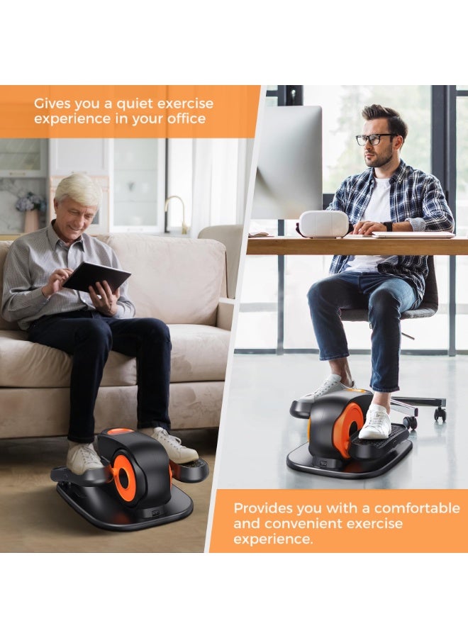 ASIV 2-in-1 Under-Desk Elliptical Machine, Electric Leg Exerciser for Seniors, Quiet Portable Electric Fitness Equipment, 12-Speed Adjustable, Suitable for Home and Office Use. - Image 3