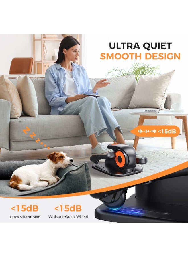 ASIV 2-in-1 Under-Desk Elliptical Machine, Electric Leg Exerciser for Seniors, Quiet Portable Electric Fitness Equipment, 12-Speed Adjustable, Suitable for Home and Office Use. - Image 5