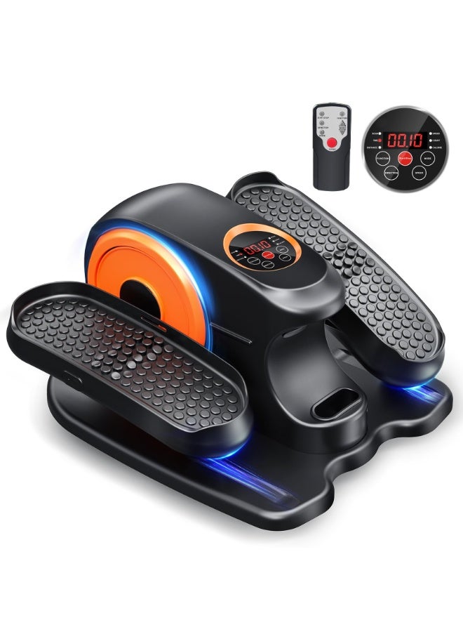 ASIV 2-in-1 Under-Desk Elliptical Machine, Electric Leg Exerciser for Seniors, Quiet Portable Electric Fitness Equipment, 12-Speed Adjustable, Suitable for Home and Office Use. - Image 1