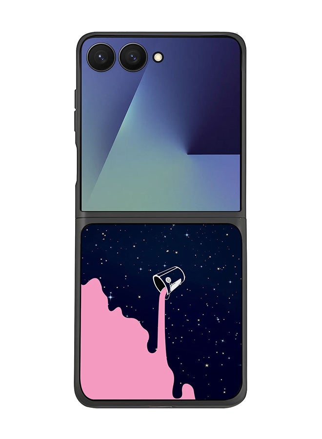 Stylizedd For Samsung Galaxy Z Flip7 Case,Slim fit Camera Protection, Shockproof Thin Phone cover  - Berry Milky Way - Image 1