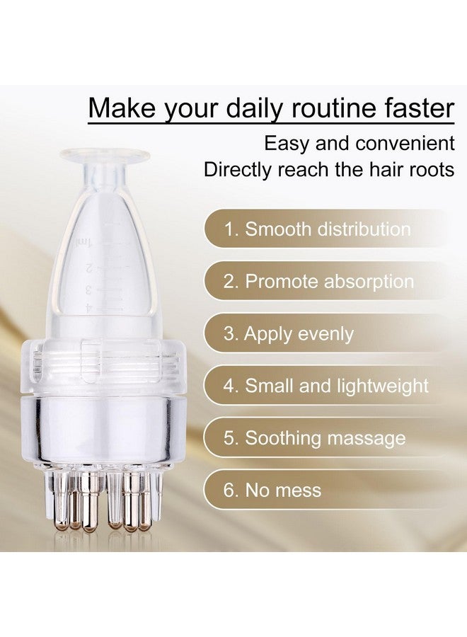 Gosknor Gosknor Minoxidil Applicator, Hair Oil Applicator Scalp Applicator Comb Hair Serum Applicator Bottle Small Scalp Oil Dispenser for Better Absorption and Soothing Massage  - Image 4