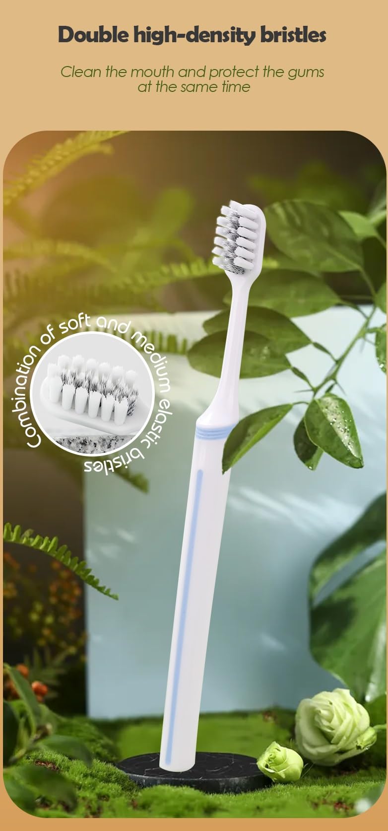 AROSHNAY Tooth Brush Set - Pack of 4 Toothbrush for Kids & Adults, Extra Soft Bristles for Sensitive Teeth, Toothbrush Soft Bristles Manual Tooth Brush for Adults (Multicolour) - Image 5