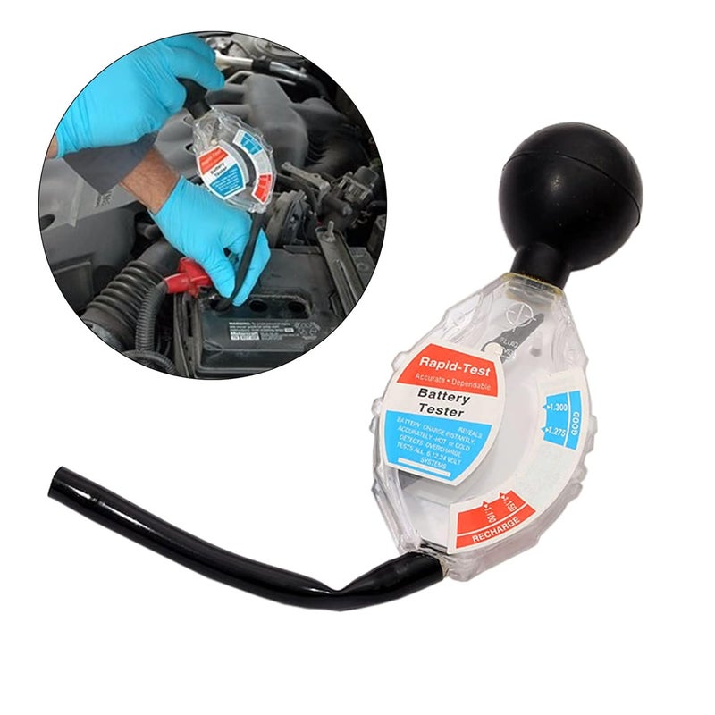 Acid Density Tool Rapid-Tester Vehicle Car Battery Hydrometer Cycle Vehicle Car Hydrometer Rapid Fast Detection Acid Density Tools - Image 2
