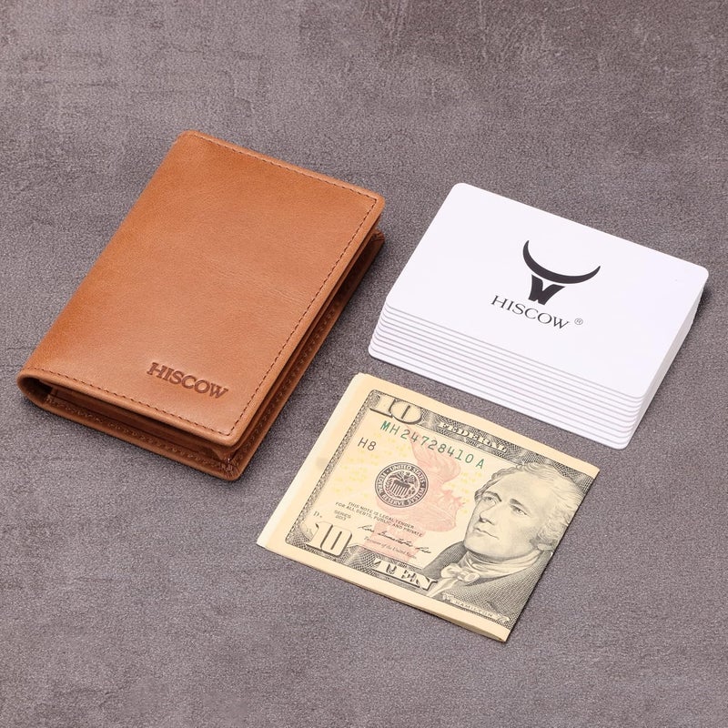 HISCOW Leather Business Card Case Holder for Men & Women, Italian Calfskin - Image 3