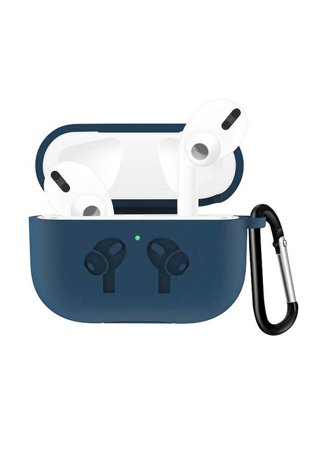 Protective Case Cover For Apple AirPods Pro Deep Blue - Image 1