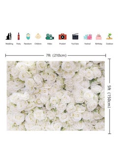 White Rose Floral Photography Backdground Rose Theme Valentines Day Party Bridal Shower Party Decoration Backdrop (7X5Ft) - pzsku/ZB6A24C212D0B73D9D40EZ/45/_/1733730688/dc35023a-9f1f-4536-ac00-53444087b120