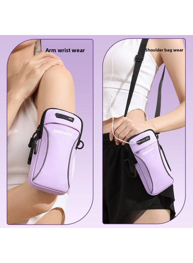 Generic Running Mobile Phone Bag Sports Arm Bag Men's Special Bag Fitness Arm Cover Artifact For Men's Outdoor Morning Running Equipment For Men-Color:Classic Black  - Image 5