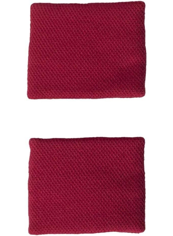 اديداس أشرطة معصم كبيرة أديداس – أحمر/رمادي، لامتصاص العرق أثناء التدريب المكثف - Image 2