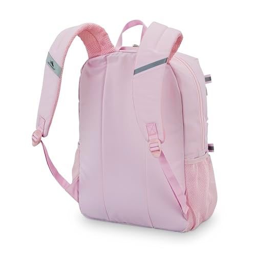 High Sierra Everclass Backpack - Travel or Work Laptop Bookbag with 360° Reflectivity, Dual Water Bottle Pockets & Fits Laptops Up To 15.6”, One Size, Light Pink - Image 3