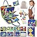 SparkleMe Toddler Sensory Busy Board Travel Toy Activity Book for Girls Boys Motor Skill Development Gift for Baby Aged 34 Years Fine Educational Preschool Montessori Learning Toy for Car Airplane Dinosaur - Image 3