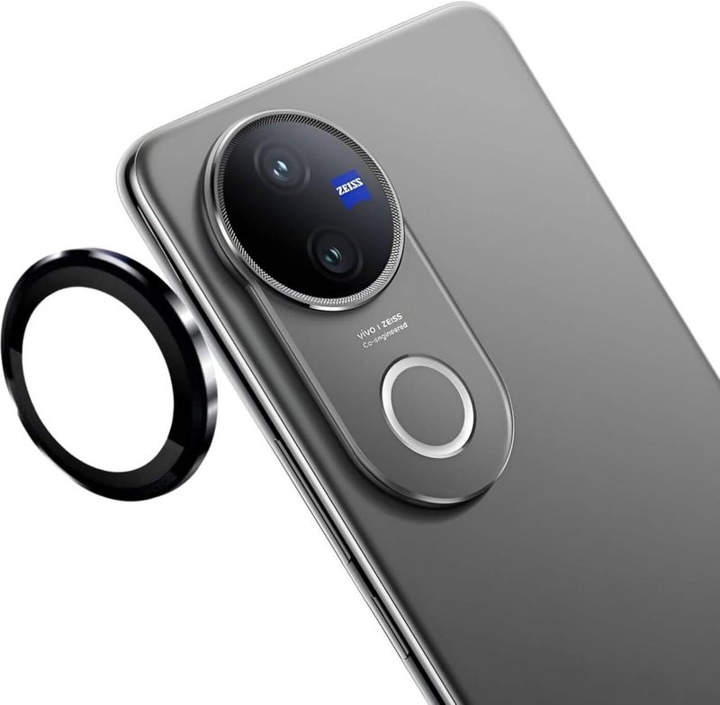 CASENED Compatible with vivo V50 5G / v50e / T4R / iQOO Z10r Ring Camera Lens Protector (1-Pack)-9H Tempered Glass, Anti-Scratch - Image 5