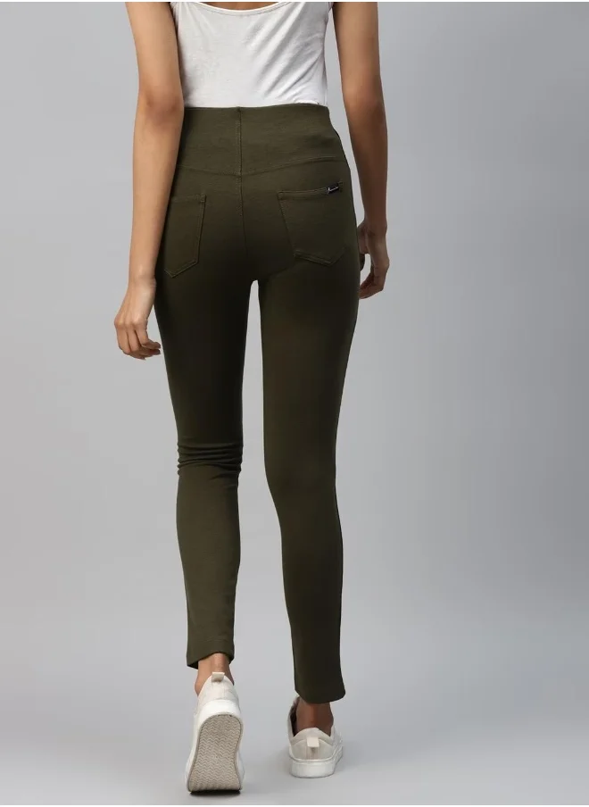 هوبرهولمي Olive Jeggings For Women