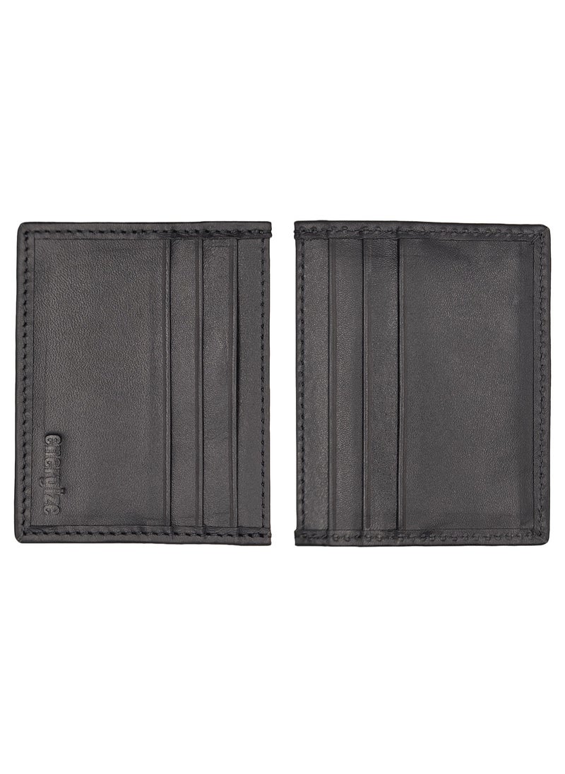 Energize Card Holder Genuine Leather Wallet for Men, Premium Leather Material with Versatile Compartment, Ideal for Traveling & Daily Use, Perfect Gift for Any Occasion  - Image 3