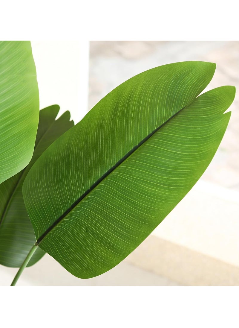 TYCOM Artificial Tree Fake Plants Fake Trees Faux Plants Indoor Realistic Plants for Office Home Room Store Decor Height 60 CM Traveler Palm.  - Image 2