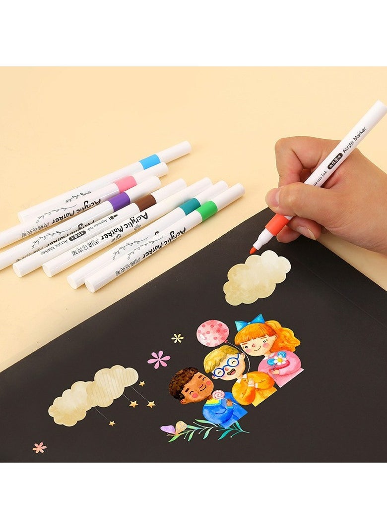 Generic Acrylic marker 24 pcs colours  - Image 4