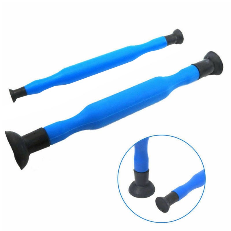 Valve Lapping Tool Set: 5/8", 13/16", 1-1/8", 1-3/8" Sizes - Oil & UV Resistant Durable Rubber Cups, Wooden Handles for Reduced Fatigue - Engine Valve Grinder for Vehicle Top-End Rebuild - Image 2
