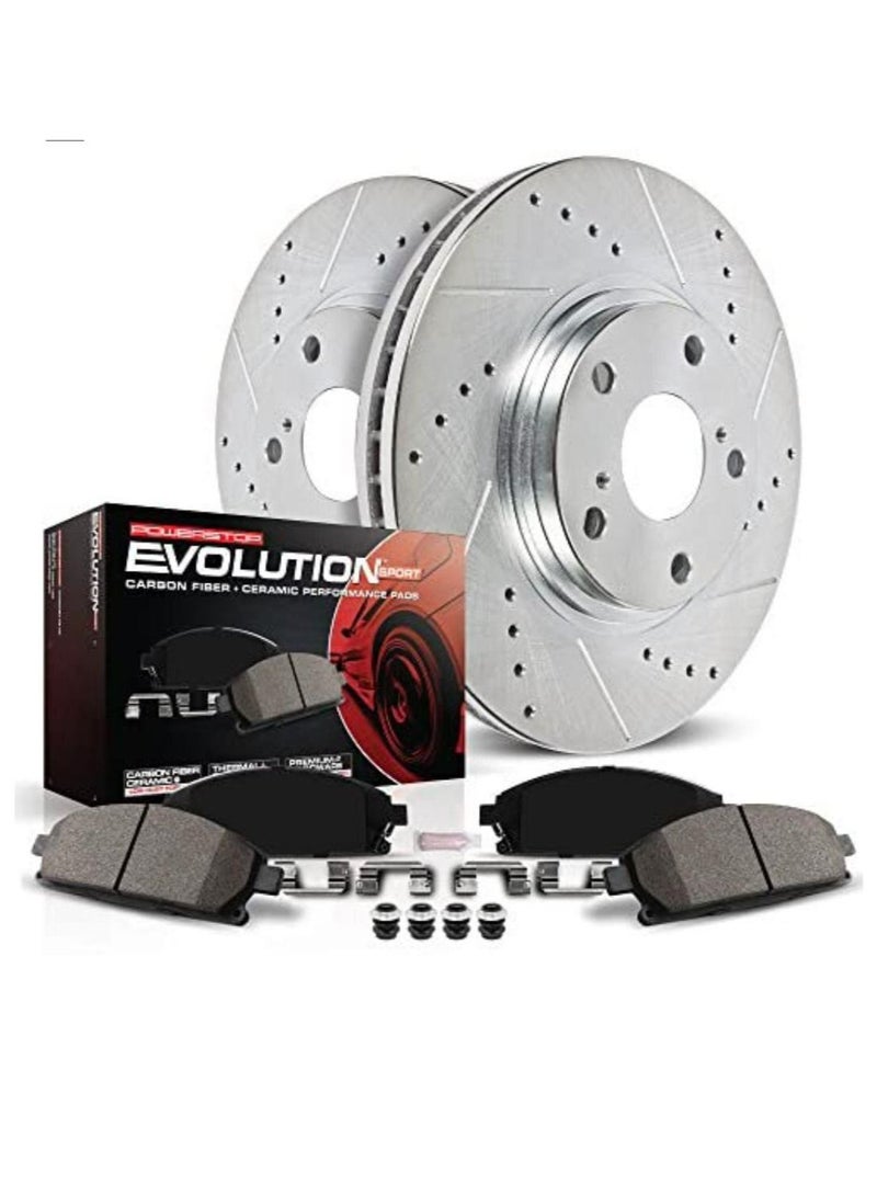 Powerstep Power Stop Z23 Evolution Sport Rear Brake Upgrade Kits K3073  - Image 1