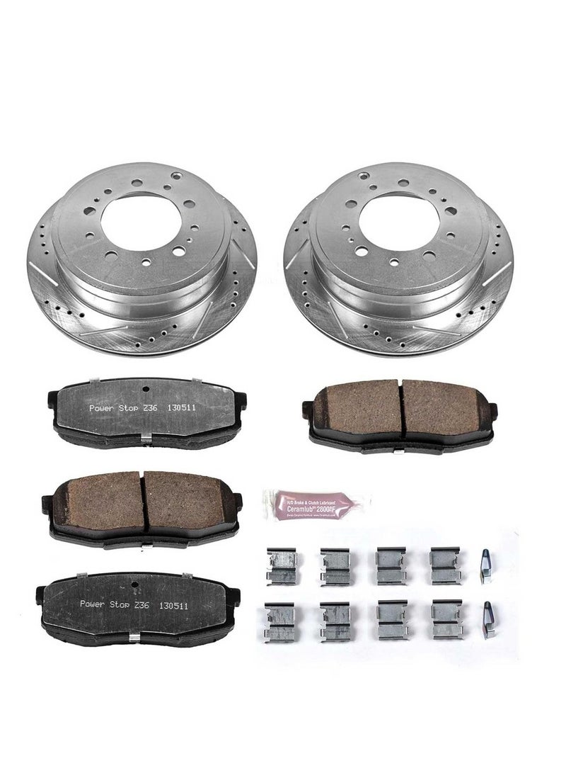 Powerstep Power Stop Z23 Evolution Sport Rear Brake Upgrade Kits K3073  - Image 3