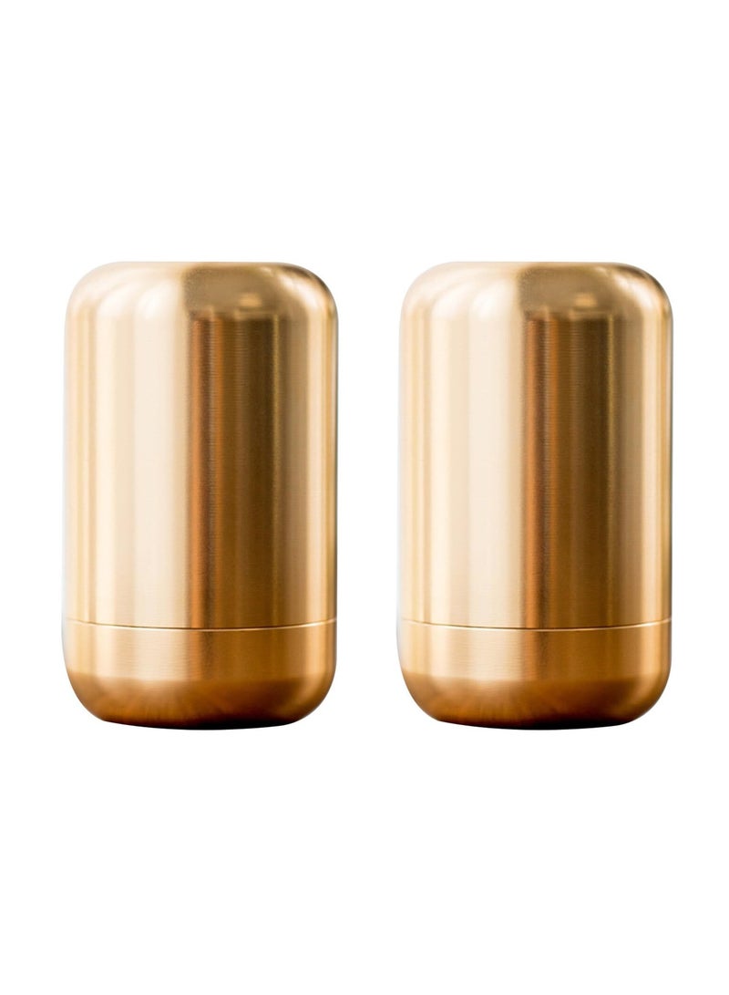 Excefore 2 pcs Tea Canister, Travel Portable Sugar Tea Storage Jar,  Food Storage Container, Airtight Empty Tins Kitchen Condiment Container,for Kitchen Sugar Coffee - Image 1