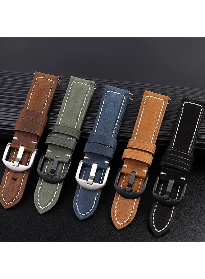 حزام جلدي لساعة مون واتش، حزام منحني بدون فجوة، سريع الفك، متوافق مع أوميغا - Image 4