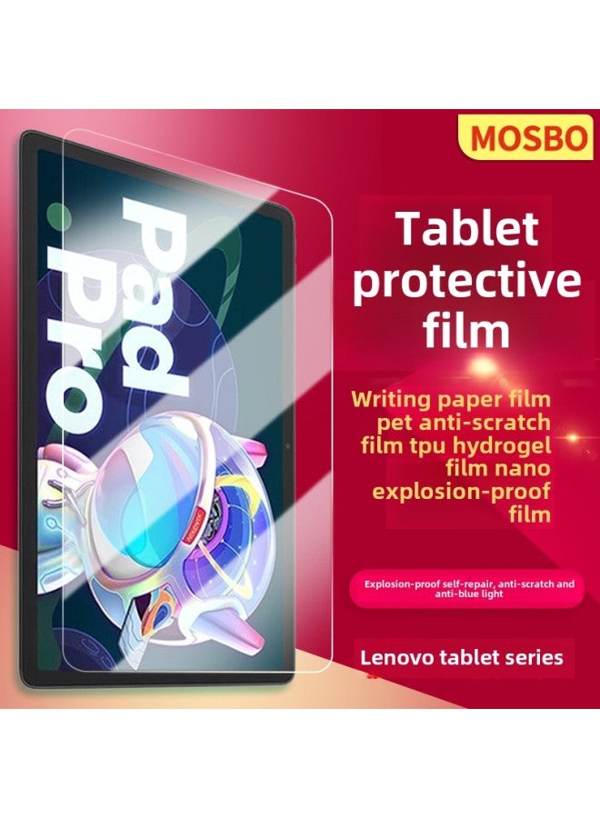 لجهاز Lenovo الصغير الجديد pro2025، غشاء ورقي مسطح من مادة PET مضاد للخدش Y900، غشاء نانو مقاوم للانفجار - اللون: مقاس واحد يناسب الجميع، غشاء هيدروليكي مسبق الضوء الأزرق (قالب) - المقاس: جهاز Lenovo Tianjiao اللوحي (11 بوصة) - Image 2