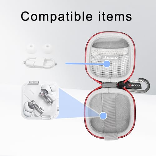 RLSOCO Hard Case for Nothing Ear Wireless Earbuds with ChatGPT Integration & for Nothing Ear (3) Wireless Earbuds (Case Only) - Image 4