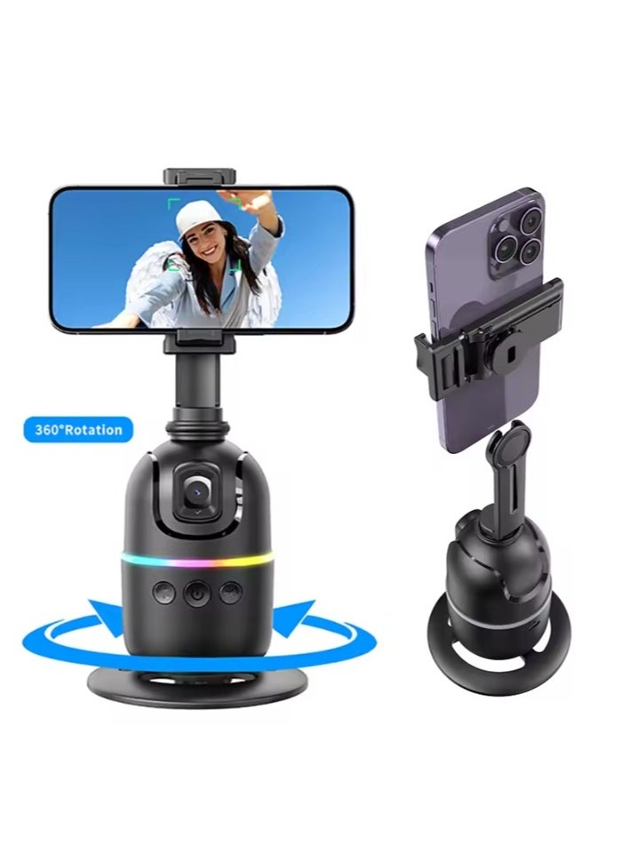 ARNOTEC - Auto Face Tracking Tripod with Remote Control Smart Selfie Stick Object Tracking Holder Selfie Stick 360° Rotation Smart Shooting Holder Gesture Control for Live Vlog Streaming Video - Image 1