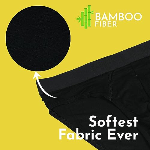 HEELIUM Bamboo Underwear Brief for Men | 3X Softer Than Cotton & Odour Free | Stretchy Fabric & Durable Waistband - Image 3