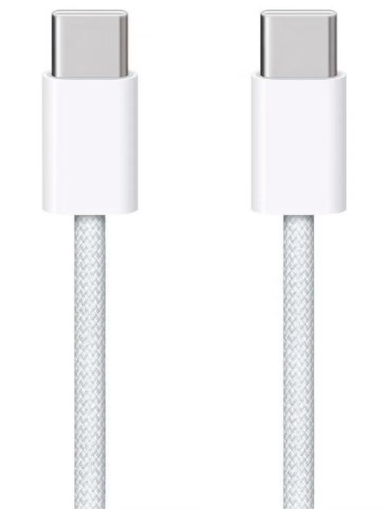 iPhone 15 cable, fabric charger cord, Type C to Type C, cut-resistant - Image 1