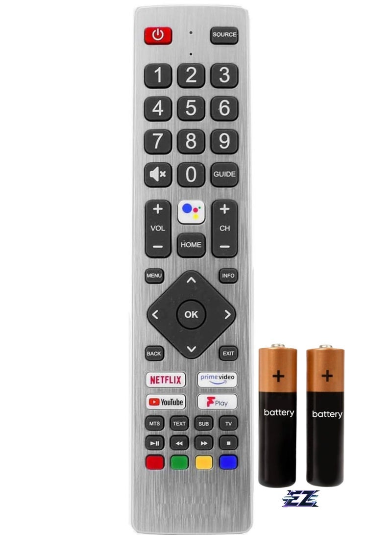 PopZa Replacement Remote Control for Sharp Aquos TV SHW/RMC/0134 SHWRMC0134 with battery - Image 1