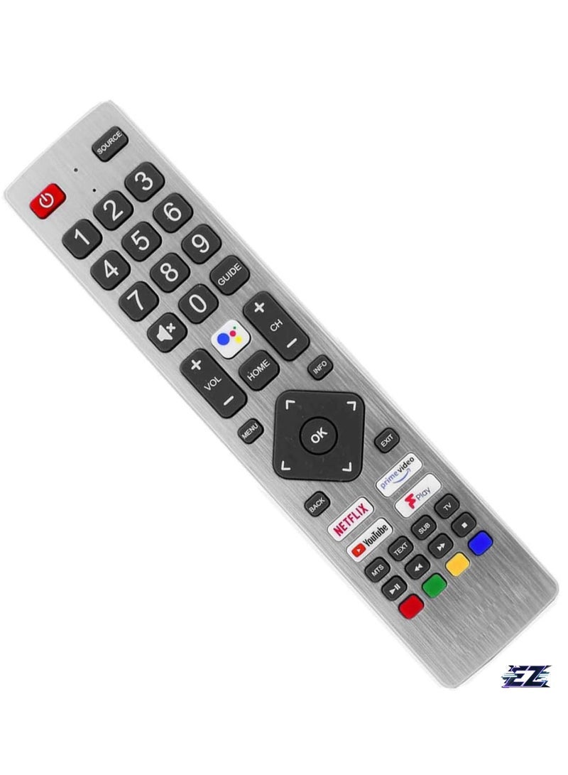 PopZa Replacement Remote Control for Sharp Aquos TV SHW/RMC/0134 SHWRMC0134 with battery - Image 2