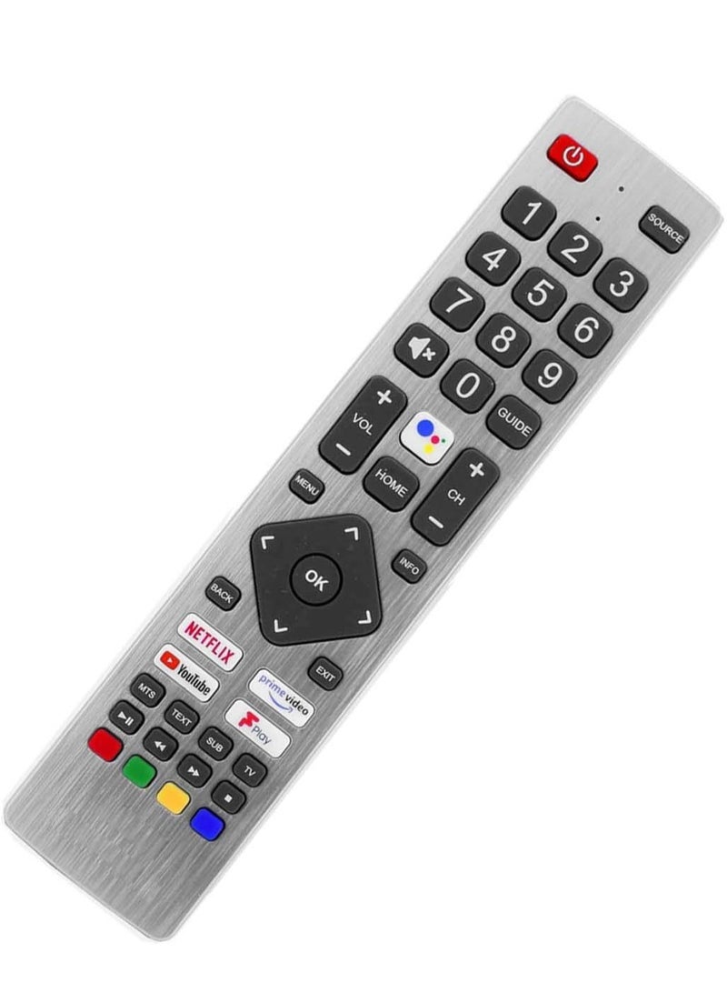 PopZa Replacement Remote Control for Sharp Aquos TV SHW/RMC/0134 SHWRMC0134 with battery - Image 3