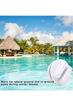 Excefore Threaded Winter Pool Plug Caps ,5pcs Swimming Pool Spa Return Line Winterizing Plugs Filter Drain Plug,Pool Threaded Return Plug with O-ring Pool Drain Cover Return Pipe  - Image 3