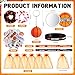 Suncalla 110 Pcs Basketball Party Favors for Women Basketball Team Gifts Bulk Include 3D Stress Keychains Scrunchies Bracelets Mirrors Stickers Gift Bags Goodie Bag Stuffers Sport Accessories Supplies - Image 4