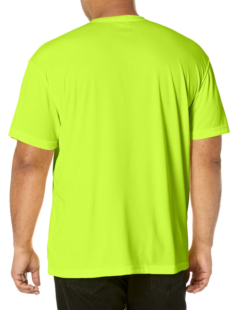Carhartt Men's High-Visibility Force Relaxed Fit Lightweight Color Enhanced Short-Sleeve Pocket T-Shirt, Brite Lime, X-Small - Image 2