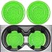 Auprite 275 Inch Diameter Universal Auto Cup Holder Insert Coaster for Car Interior Accessories 2 Pack Green - Image 2