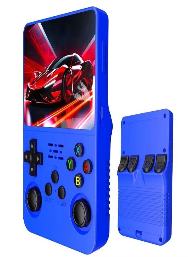 AROAQ Open Source Retro Handheld Game Console, Portable R36S Console with Integrated Dozens Emulator, Pocket Games Emulator with 3.5 Inch IPS 640 x 480 Screen, Supports OTG and Memory Card, (64GB Memory Card) - Image 1
