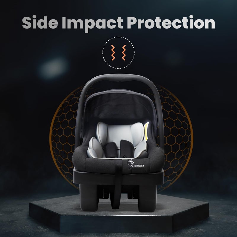 R for Rabbit حاملة الأطفال R for Rabbit Picaboo Grand 4 في 1 مع مقعد سيارة - Image 5
