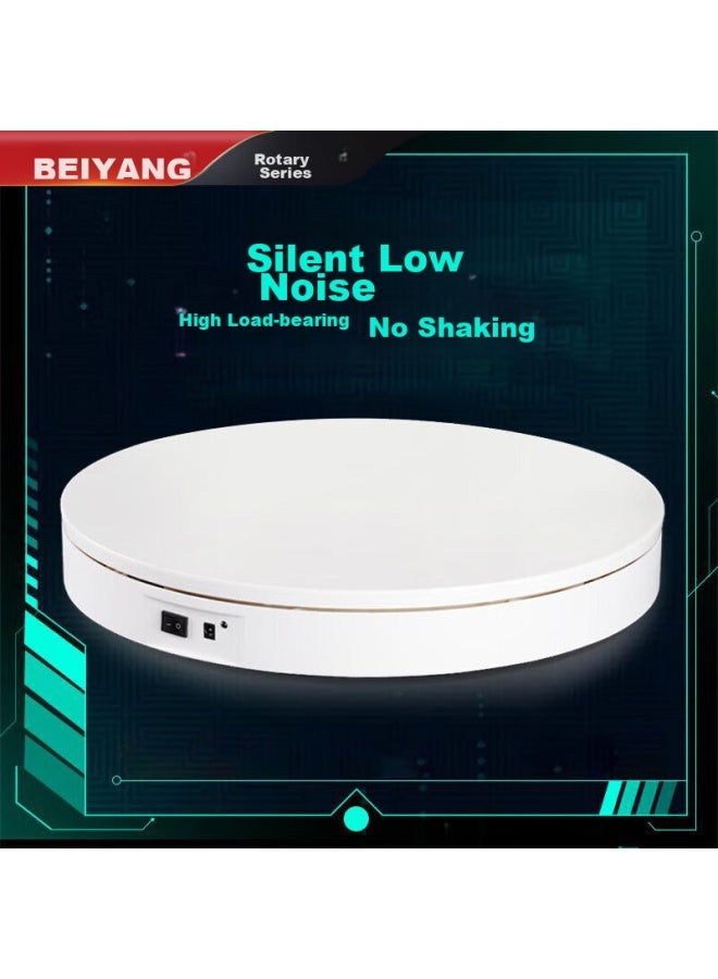 BEIYANG Photography Electric Turntable, Automatic Rotation For Still Life Shooting, Built-in Led Product Display Turntable, Shooting Prop Electric Turntable Display Stand - Image 1